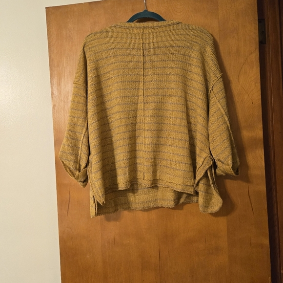 Altar'd State 3/4 Sleeve Brown Purple Stripe Sweater Size XS - Picture 2 of 4